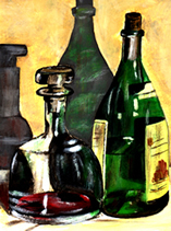 Pasha's Painting - Bottles