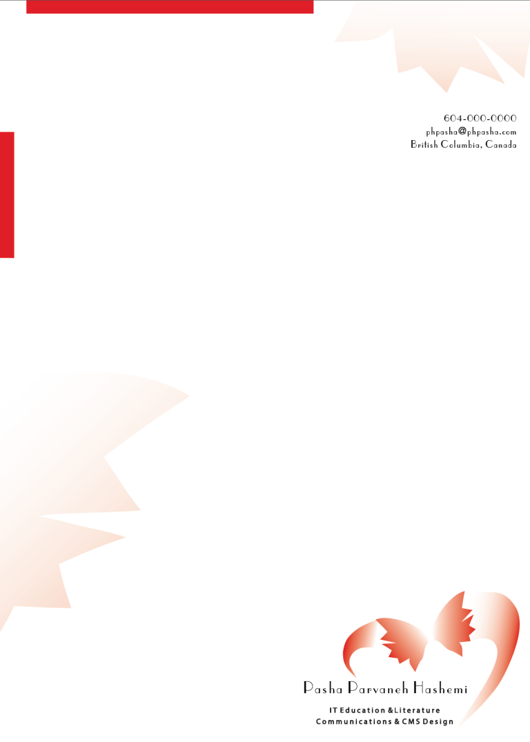 Author's Letterhead Designs